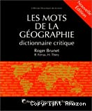 Les mots de la géographie