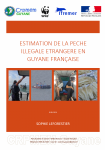 Estimation de la pêche illégale étrangère en Guyane française